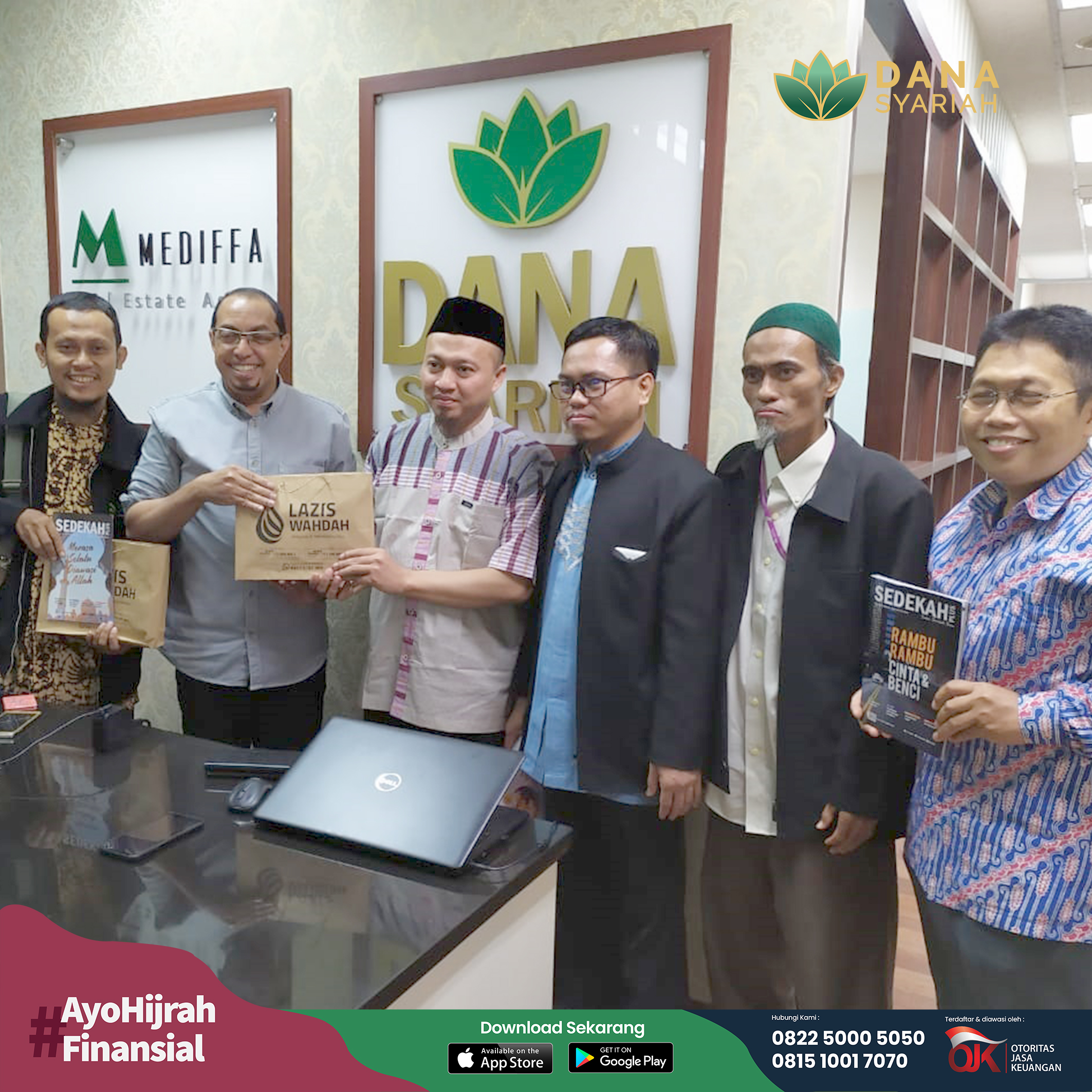 Dana Syariah Silaturahmi dan Audiensi Bersama Wahdah Islamiyah Dalam Upaya Pemberdayaan Ekonomi Umat