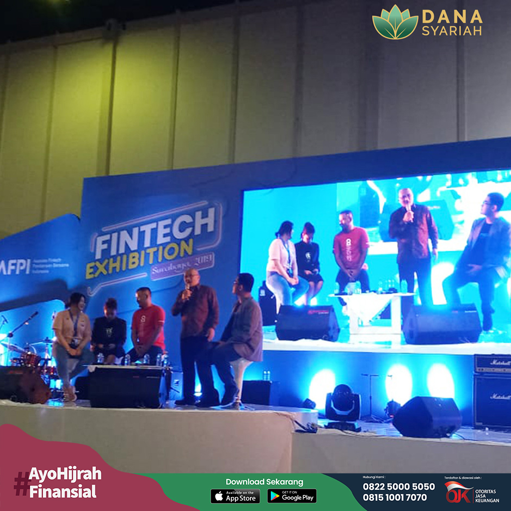 Dana Syariah Sosialisasi dan Edukasi Teknologi Finansial Bersama AFPI di Surabaya Fintech Exhibition 2019