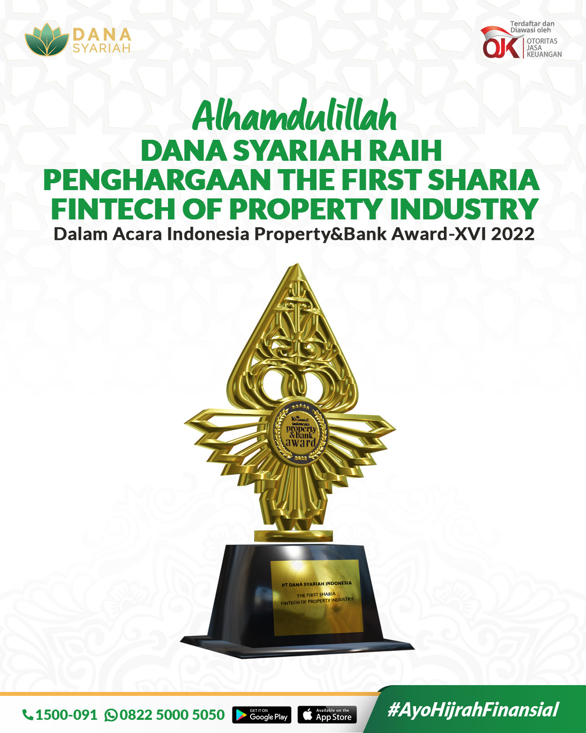 Dana Syariah Dana Syariah Raih Penghargaan Indonesia Property dan Bank Award