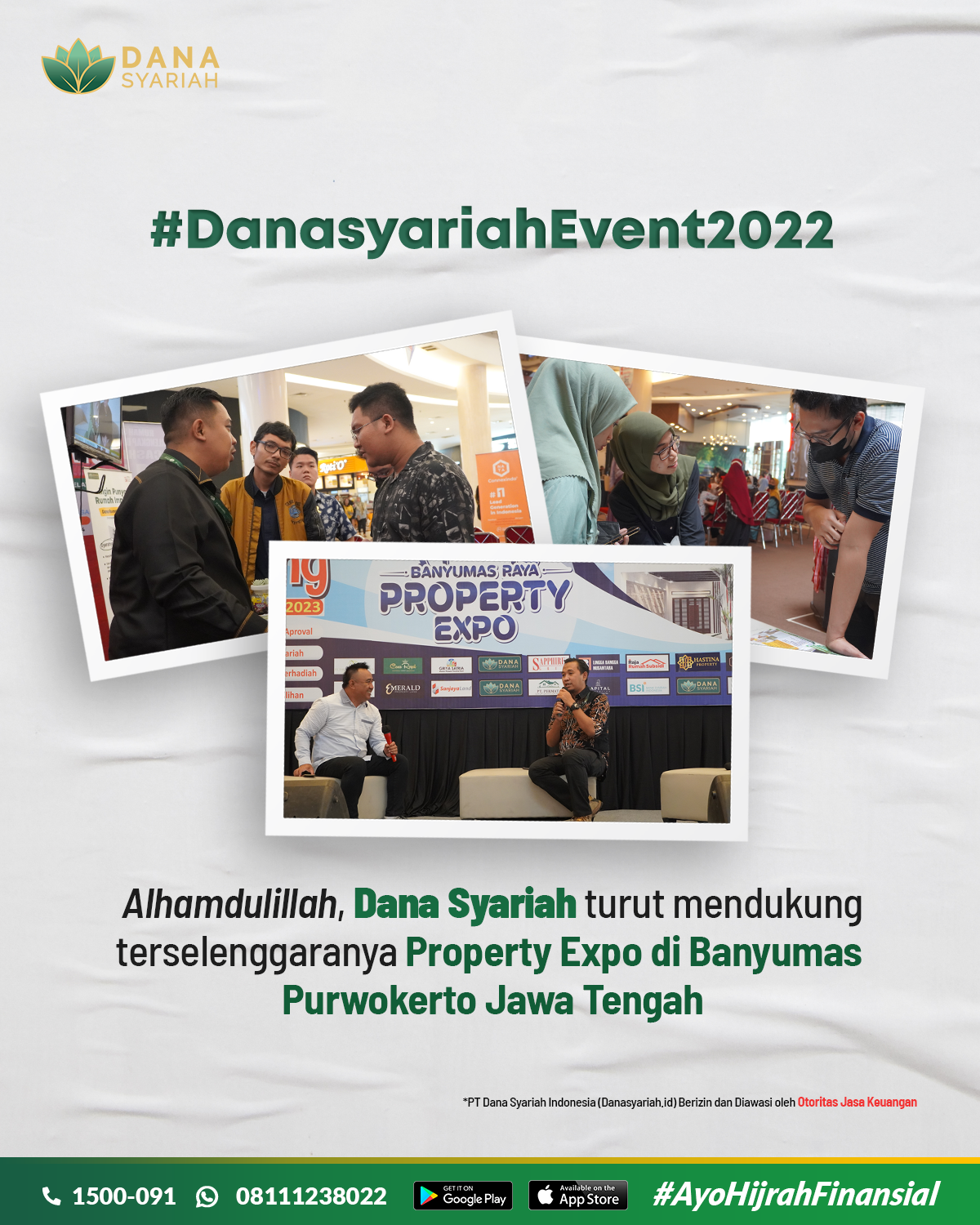 Dana Syariah Danasyariah turut berpartisipasi dalam Banyumas Property Expo 2022