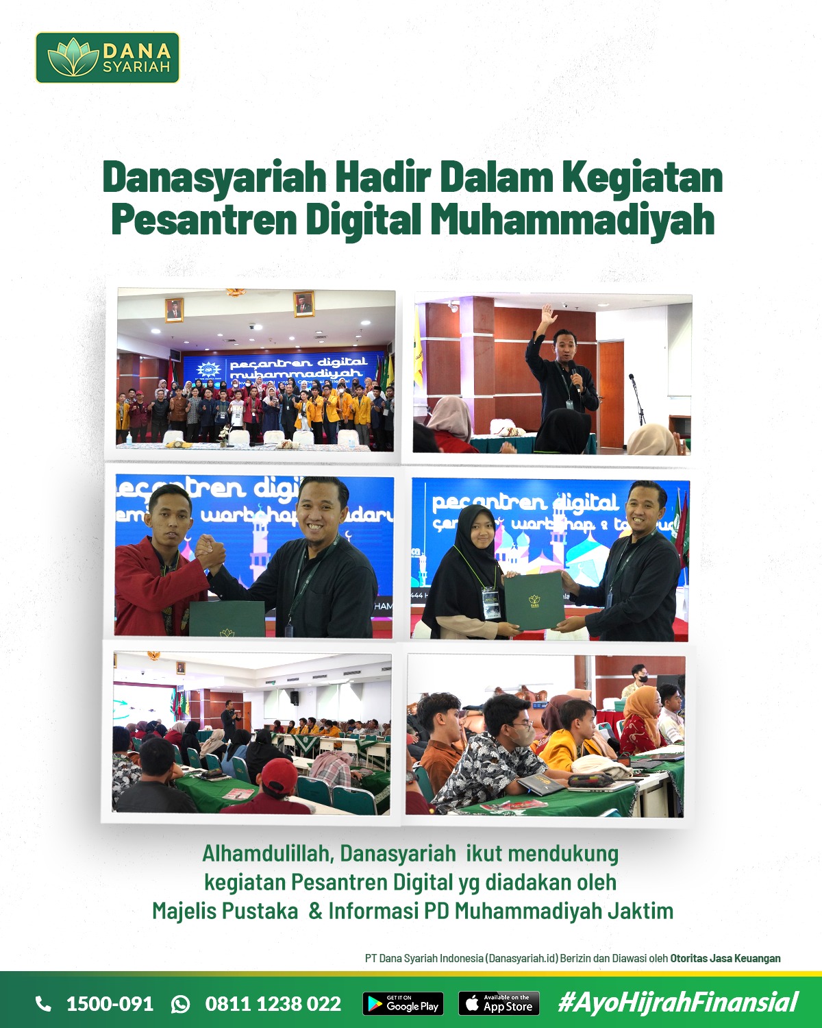 Dana Syariah Danasyariah Hadir dalam Kegiatan Pesantren Digital Muhammadiyah