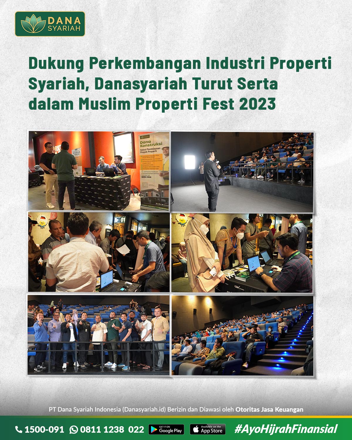 Dana Syariah Dukung Perkembangan Industri Properti Syariah, Danasyariah Turut Serta dalam Muslim Properti Fest 2023