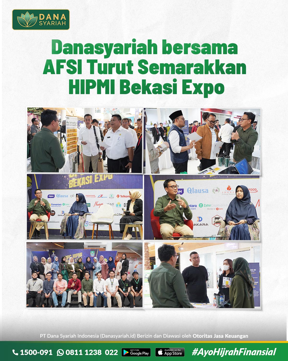 Dana Syariah Danasyariah bersama AFSI Turut Semarakkan HIMPI Bekasi Expo
