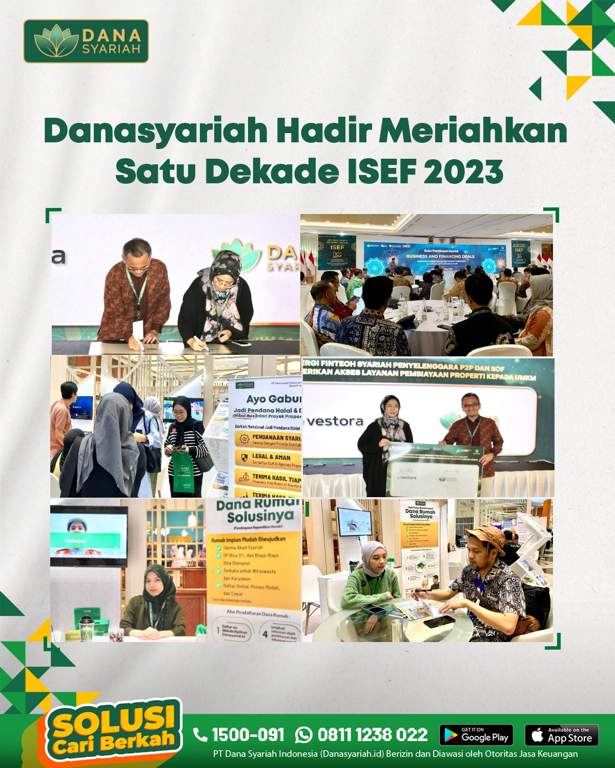 Dana Syariah Danasyariah Hadir Meriahkan Satu Dekade ISEF 2023