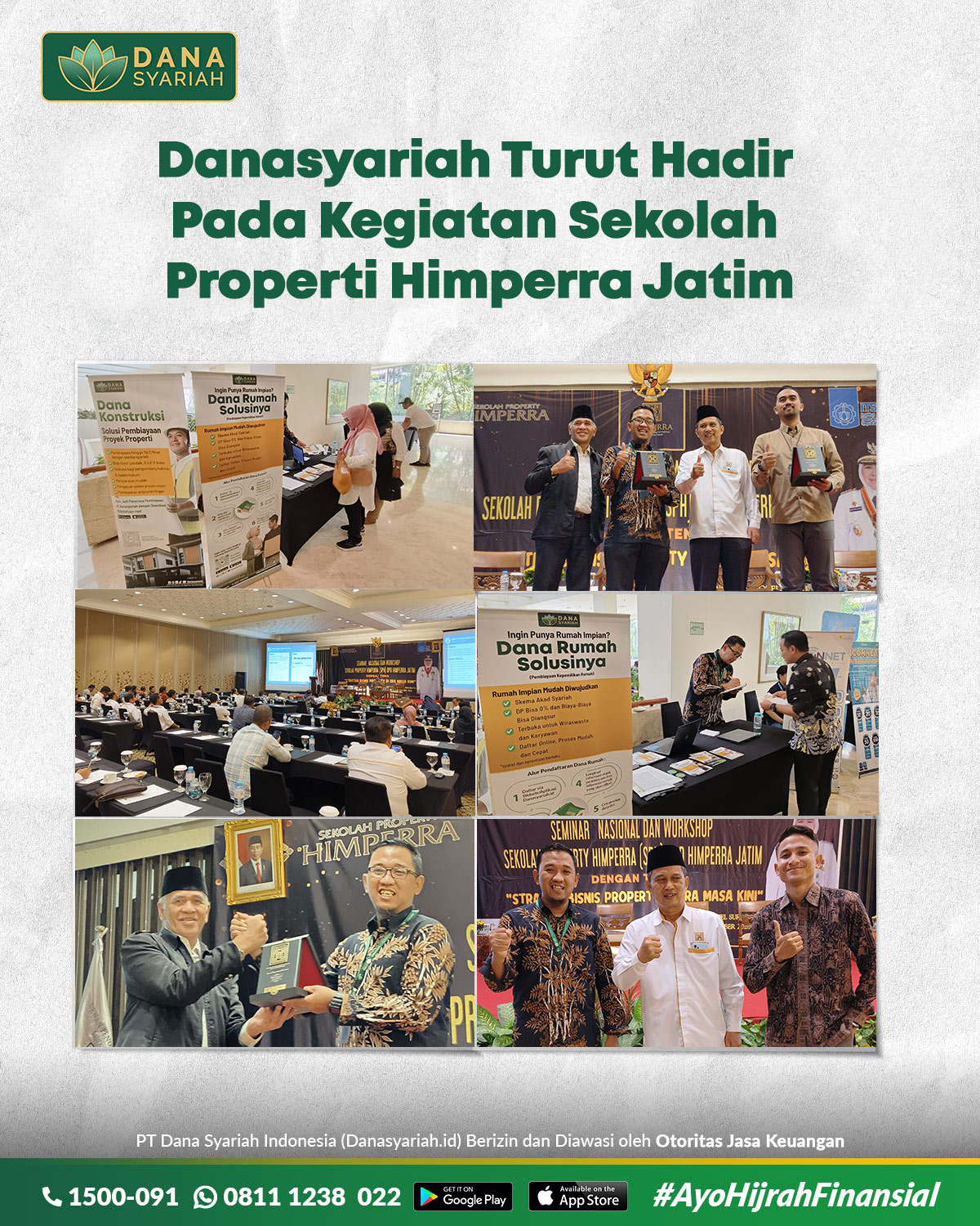 Dana Syariah Danasyariah Turut Hadir Pada Kegiatan Sekolah Properti Himperra Jatim