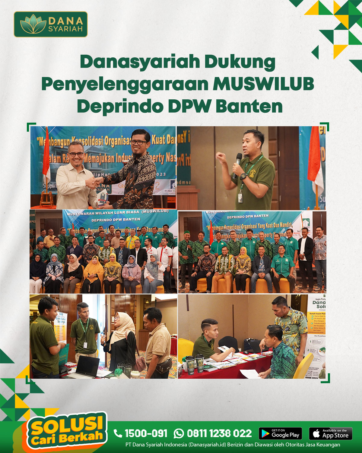 Dana Syariah Danasyariah Dukung Penyelenggaraan Muswilub Deprindo DPW Banten