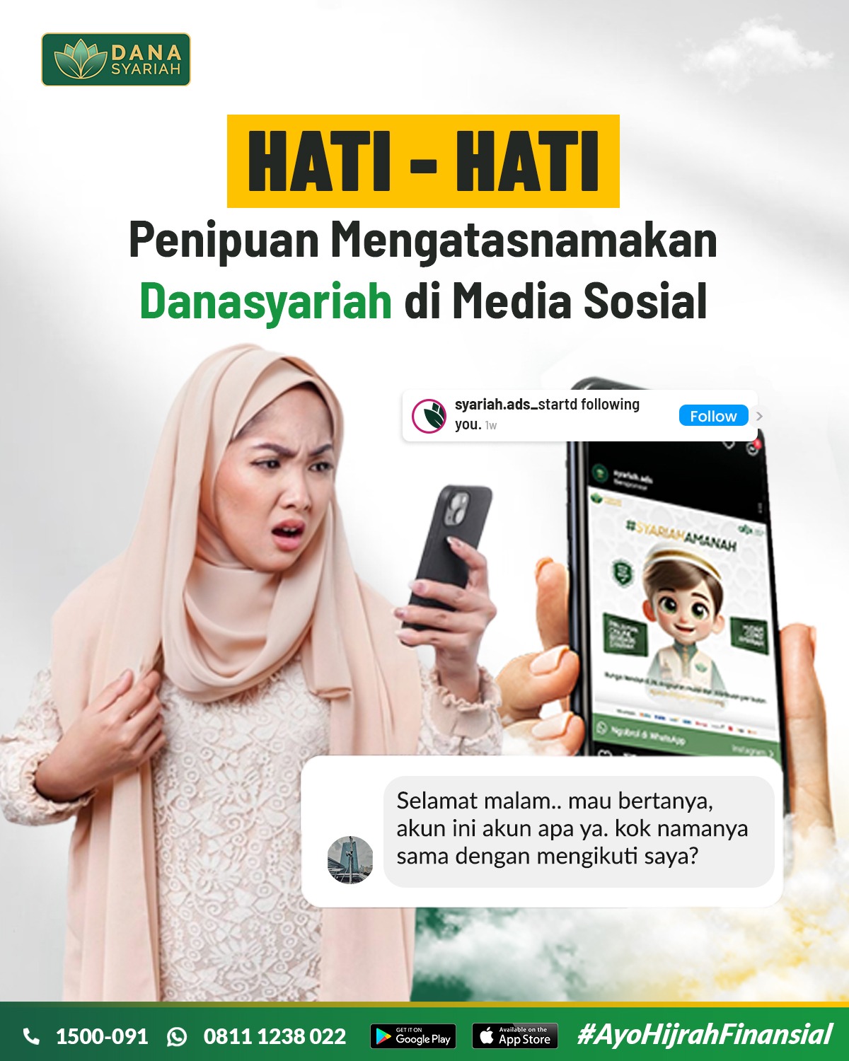 Dana Syariah Waspada! Tindak Penipuan Mengatasnamakan Danasyariah