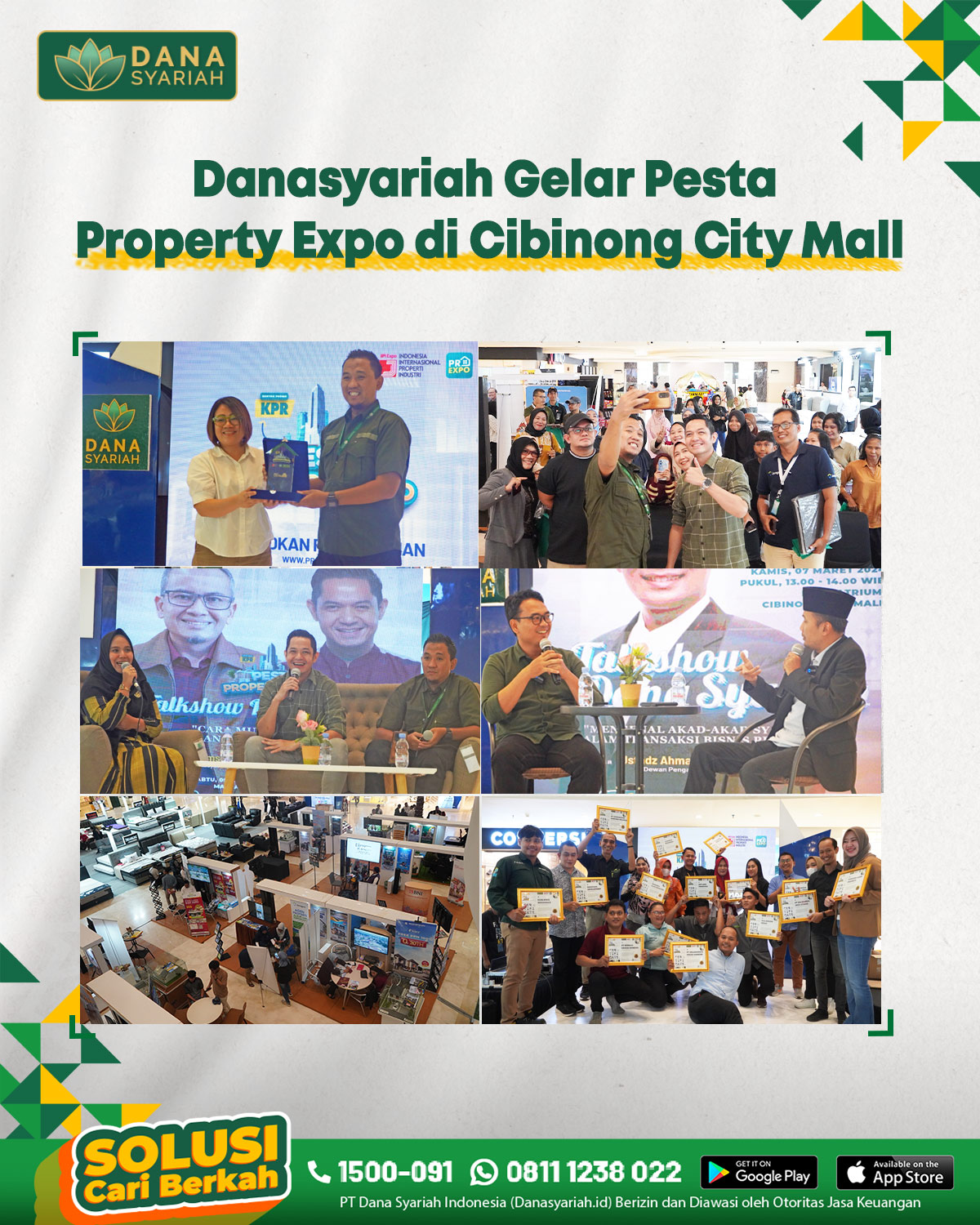 Dana Syariah Danasyariah Gelar Pesta Property Expo di Cibinong City Mall